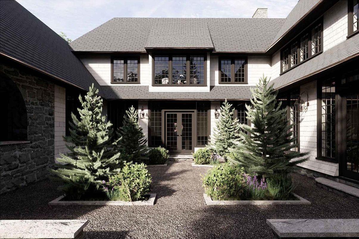 Exterior, Facade, French Provincial