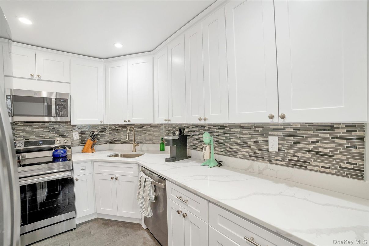 Interior, Kitchen, Recessed Lighting, Stainless Steel Appliances