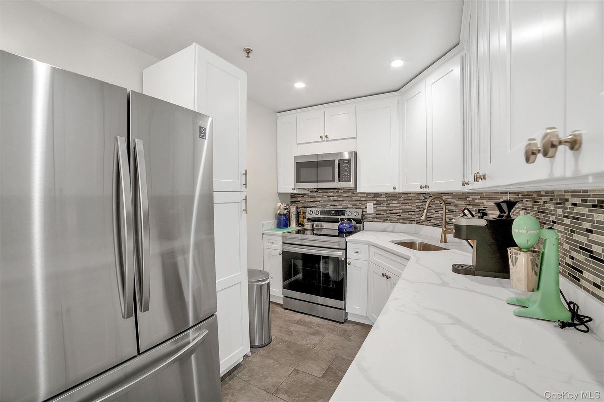 Interior, Kitchen, Recessed Lighting, Stainless Steel Appliances