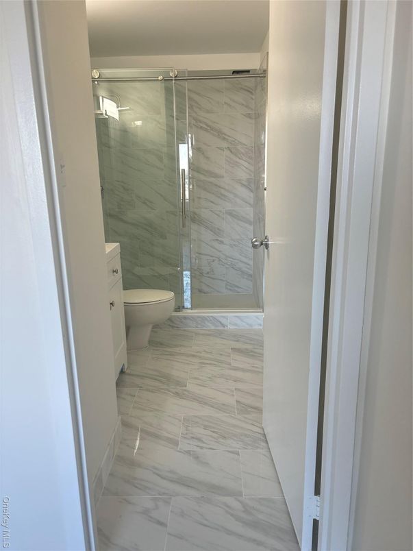 Bathroom, Glass Shower, Interior, Marble, Marble Walls