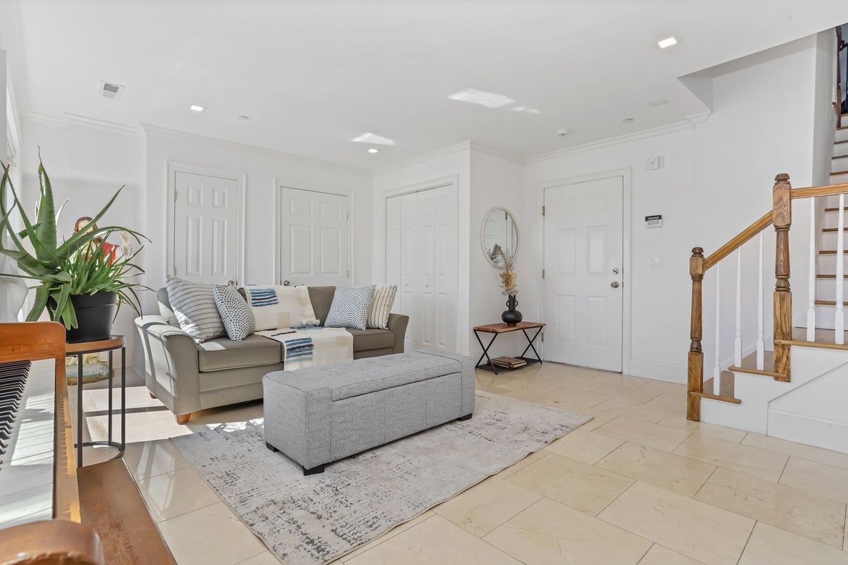 Interior, Living room, Recessed Lighting