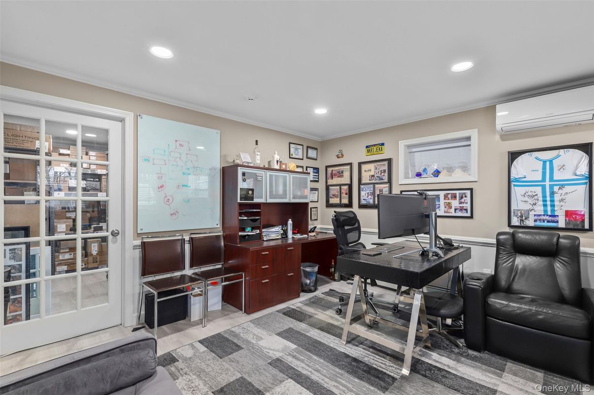 Home Office, Interior, Recessed Lighting