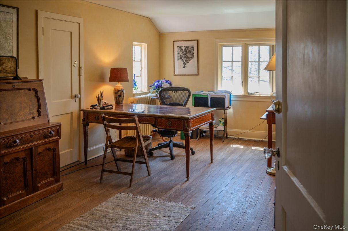 Home Office, Interior, Wood Texture Flooring