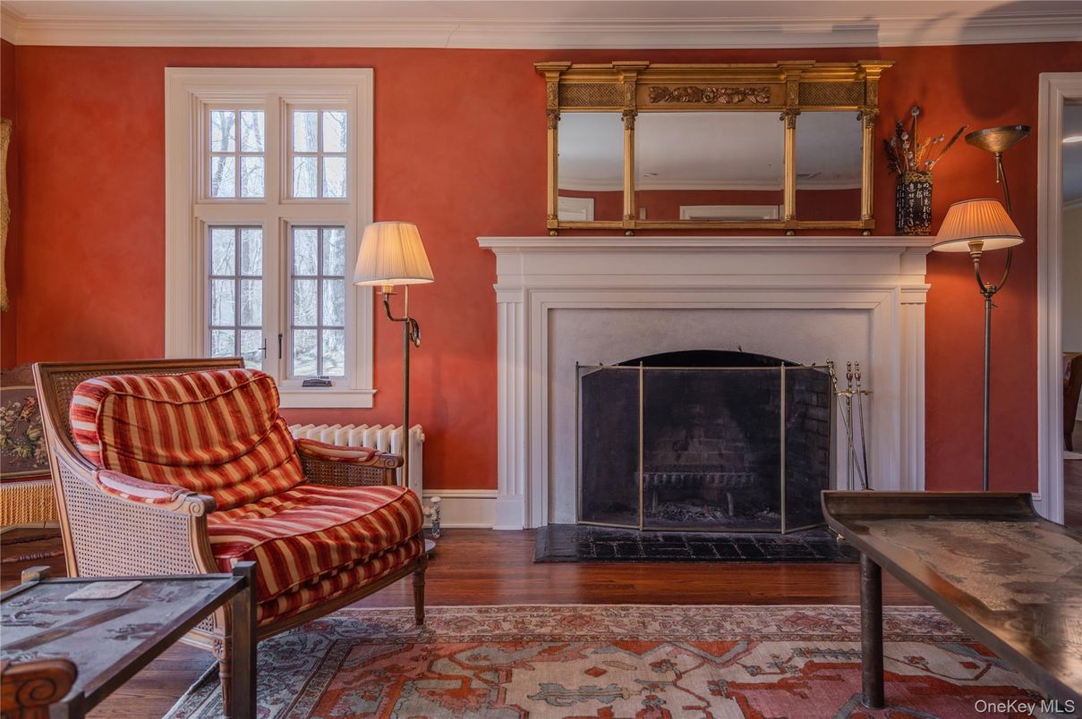 Fireplace, Interior, Wood Texture Flooring
