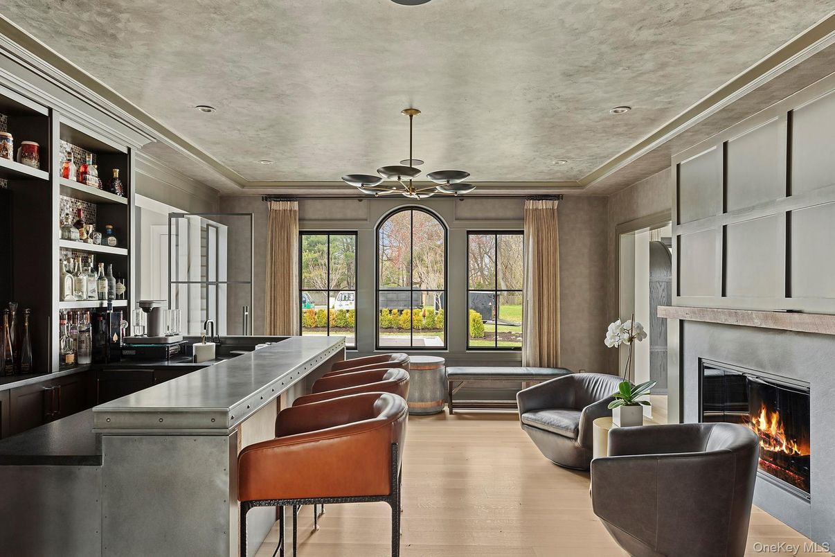 Fireplace, Interior, Pendant Lights, Recessed Lighting