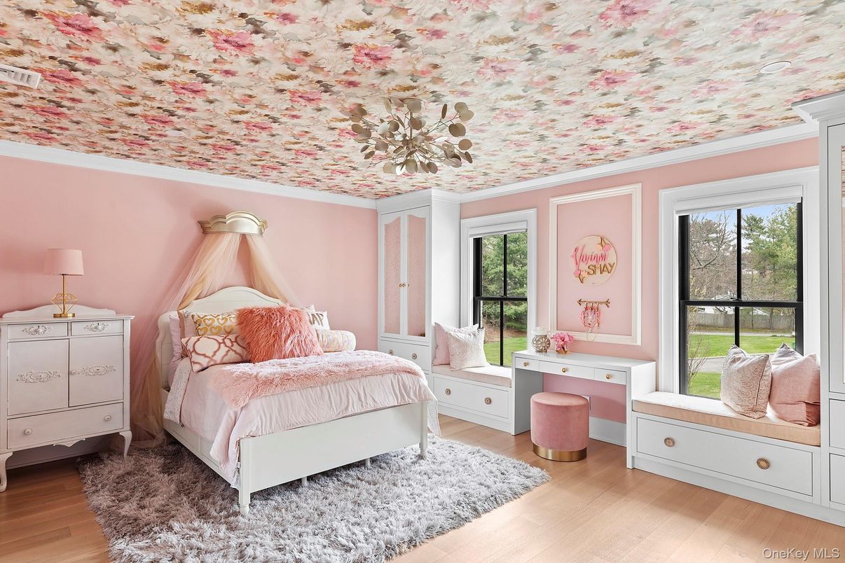 Bedroom, Interior, Wood Texture Flooring