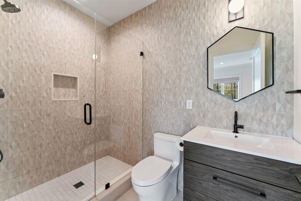 Bathroom, Glass Shower, Interior