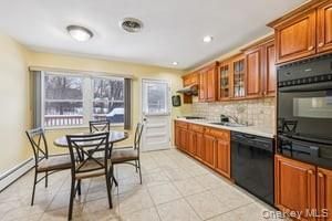 Dining room, Interior, Kitchen, Recessed Lighting