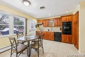 Dining room, Interior, Kitchen, Recessed Lighting