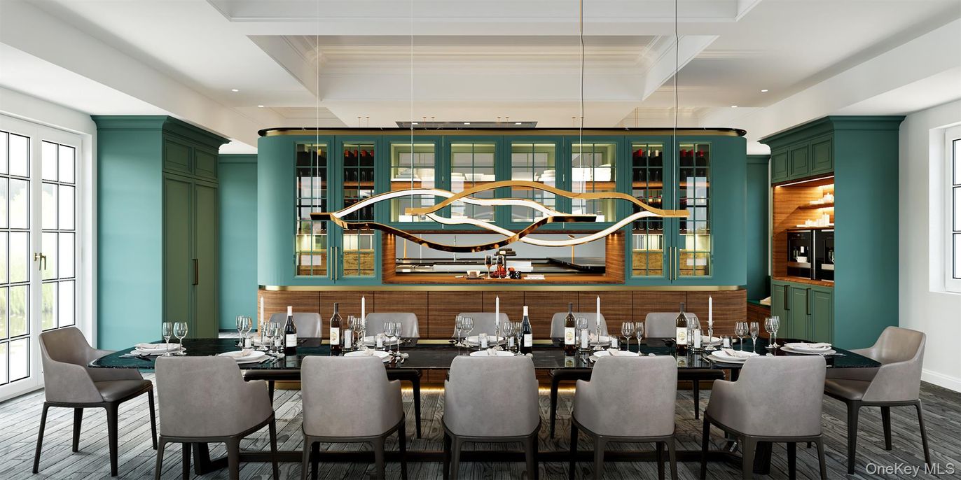 Dining room, Interior, Pendant Lights, Recessed Lighting