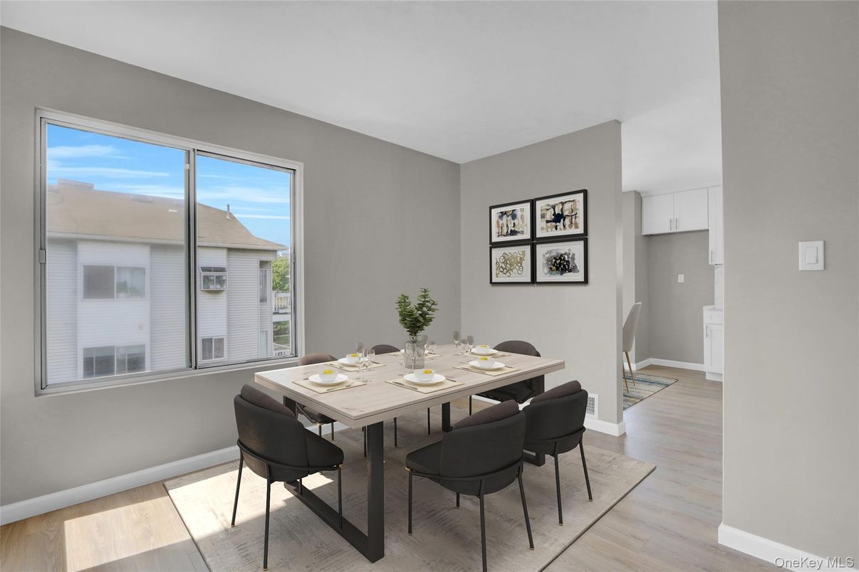 Dining room, Interior, Wood Texture Flooring