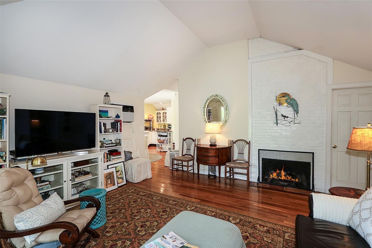 Fireplace, Interior, Living room, Wood Texture Flooring