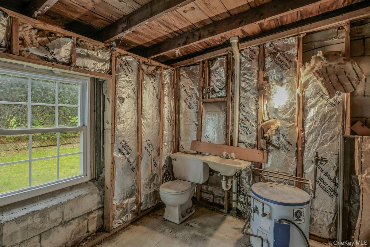 Bathroom, Interior, Wooden Beams, Wooden Ceilings