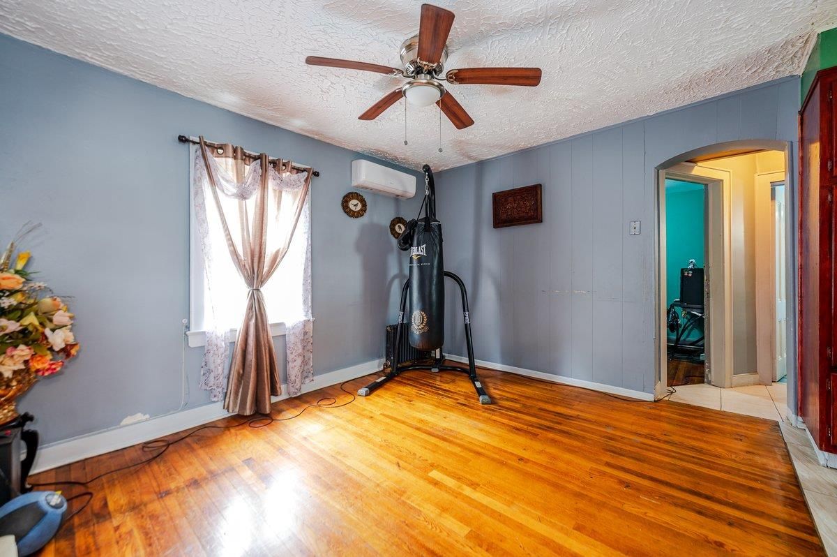 Fitness Equipment, Interior, Wood Texture Flooring