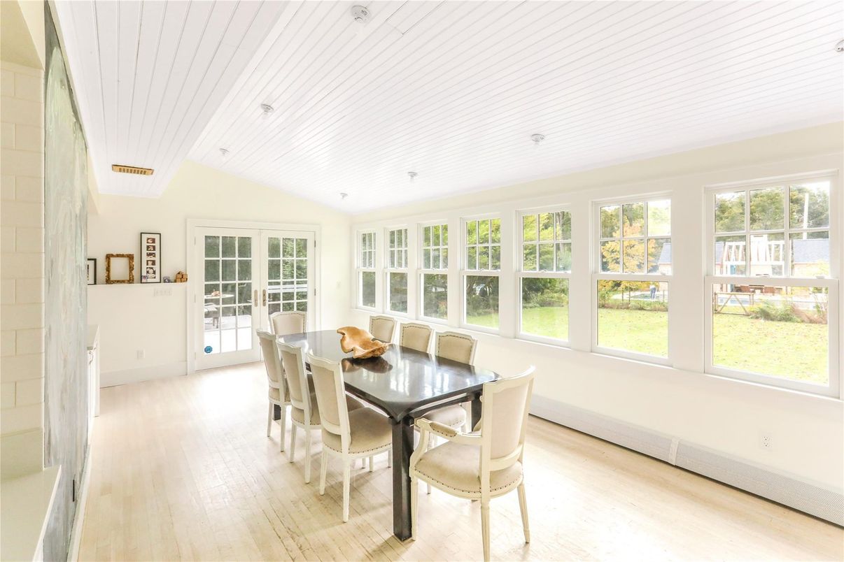Dining room, Interior, Wood Texture Flooring
