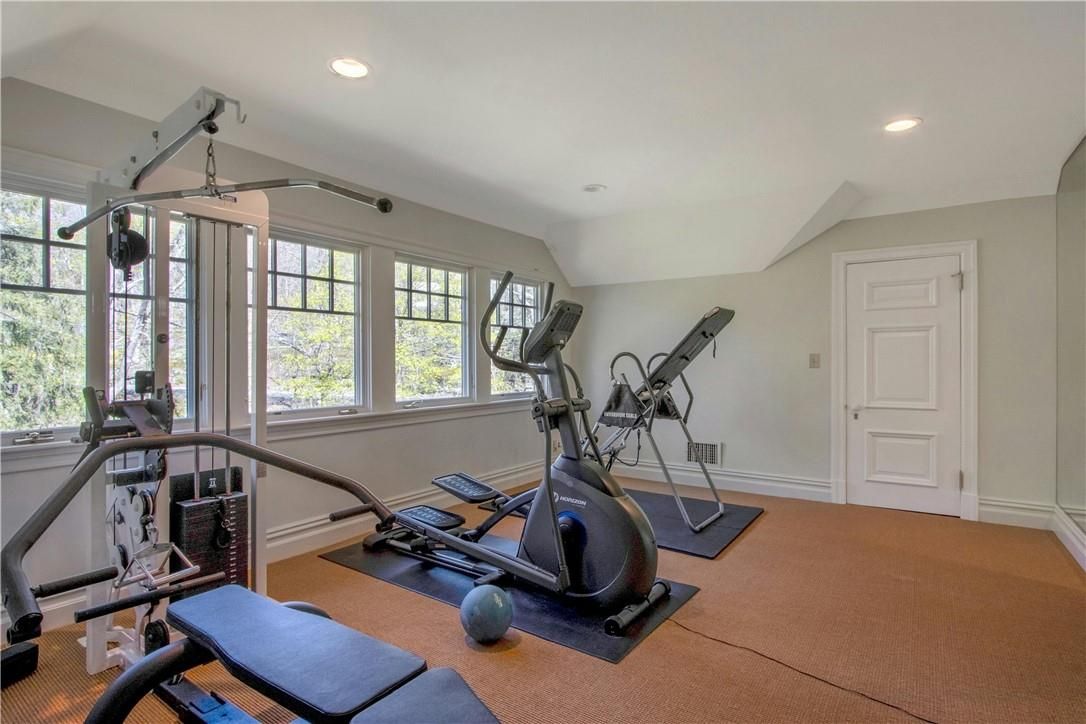 Fitness Equipment, Interior, Recessed Lighting