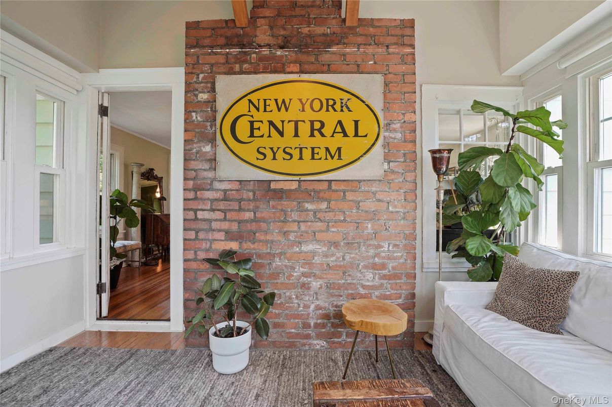 Interior, Stone Walls, Wood Texture Flooring