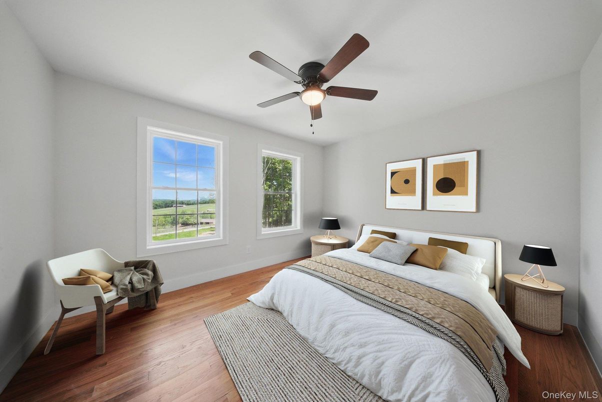 Bedroom, Interior, Wood Texture Flooring