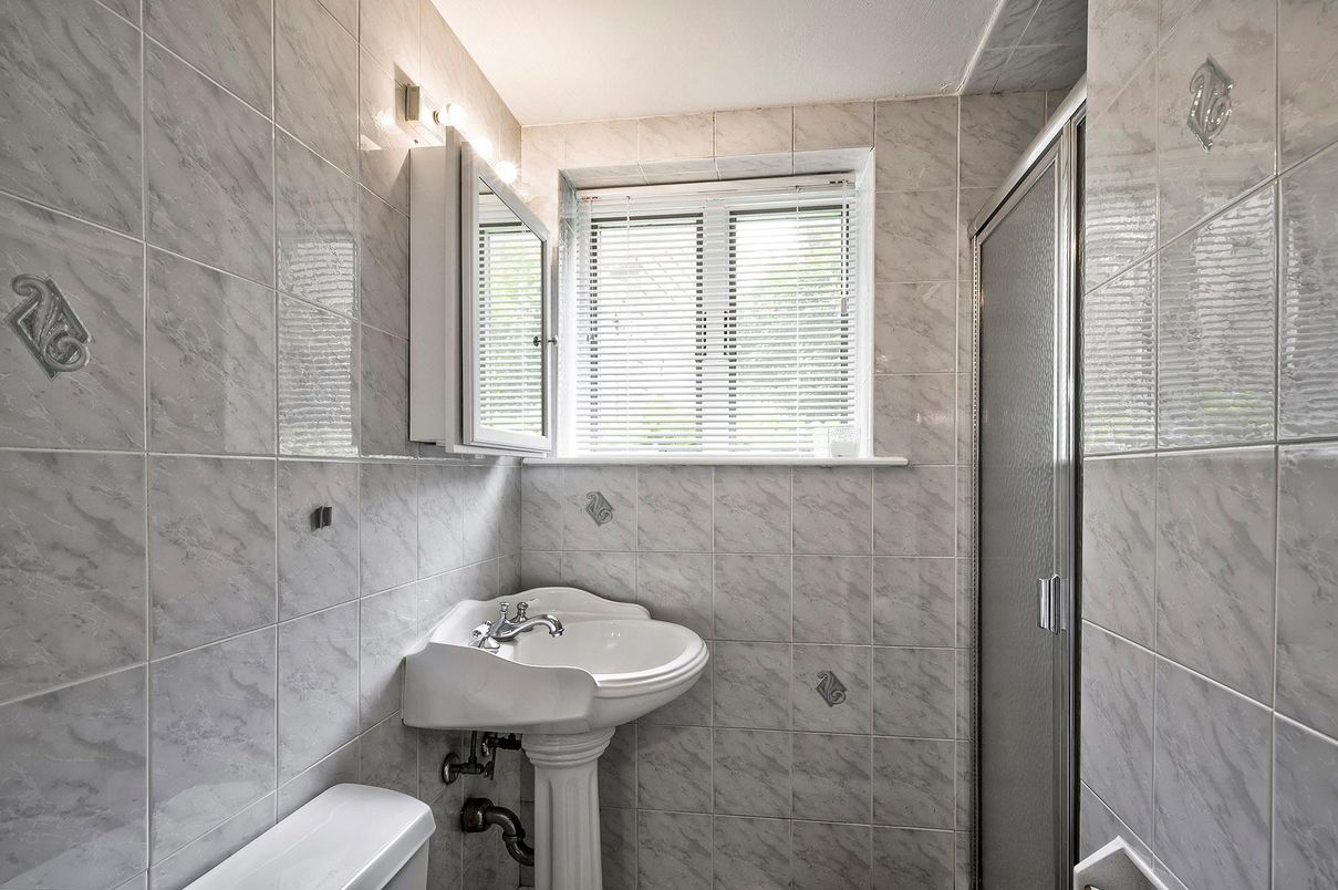 Bathroom, Glass Shower, Interior, Marble Walls