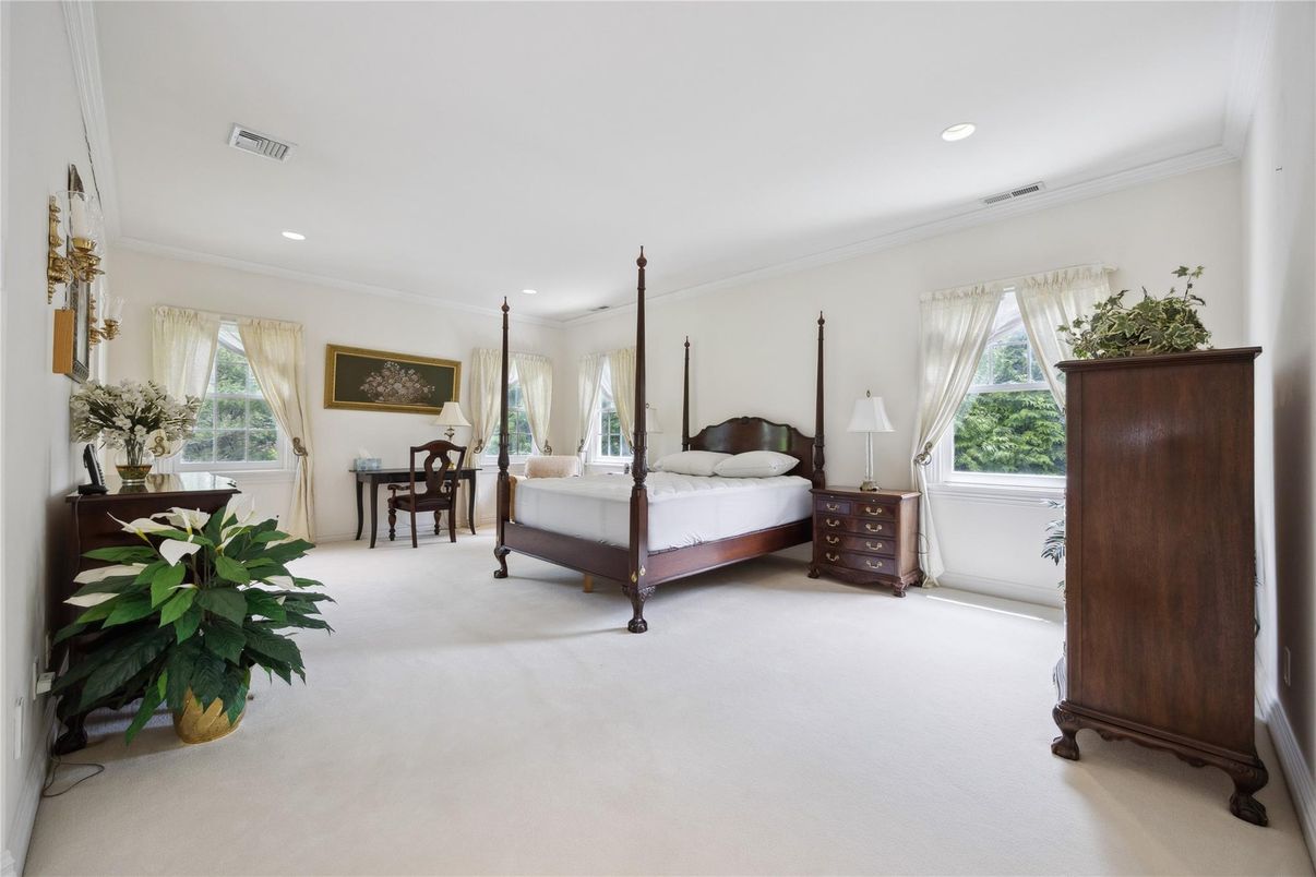 Bedroom, Interior, Recessed Lighting