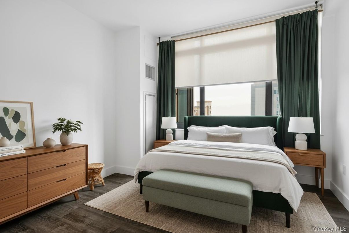 Bedroom, Interior, Wood Texture Flooring