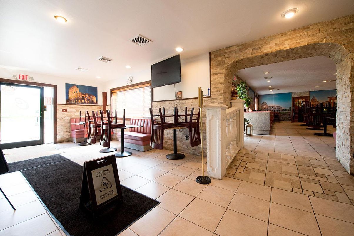 Interior, Recessed Lighting, Stone Walls