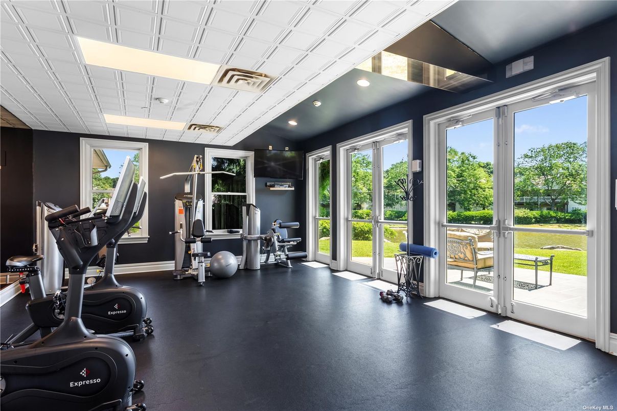 Fitness Equipment, Interior, Recessed Lighting