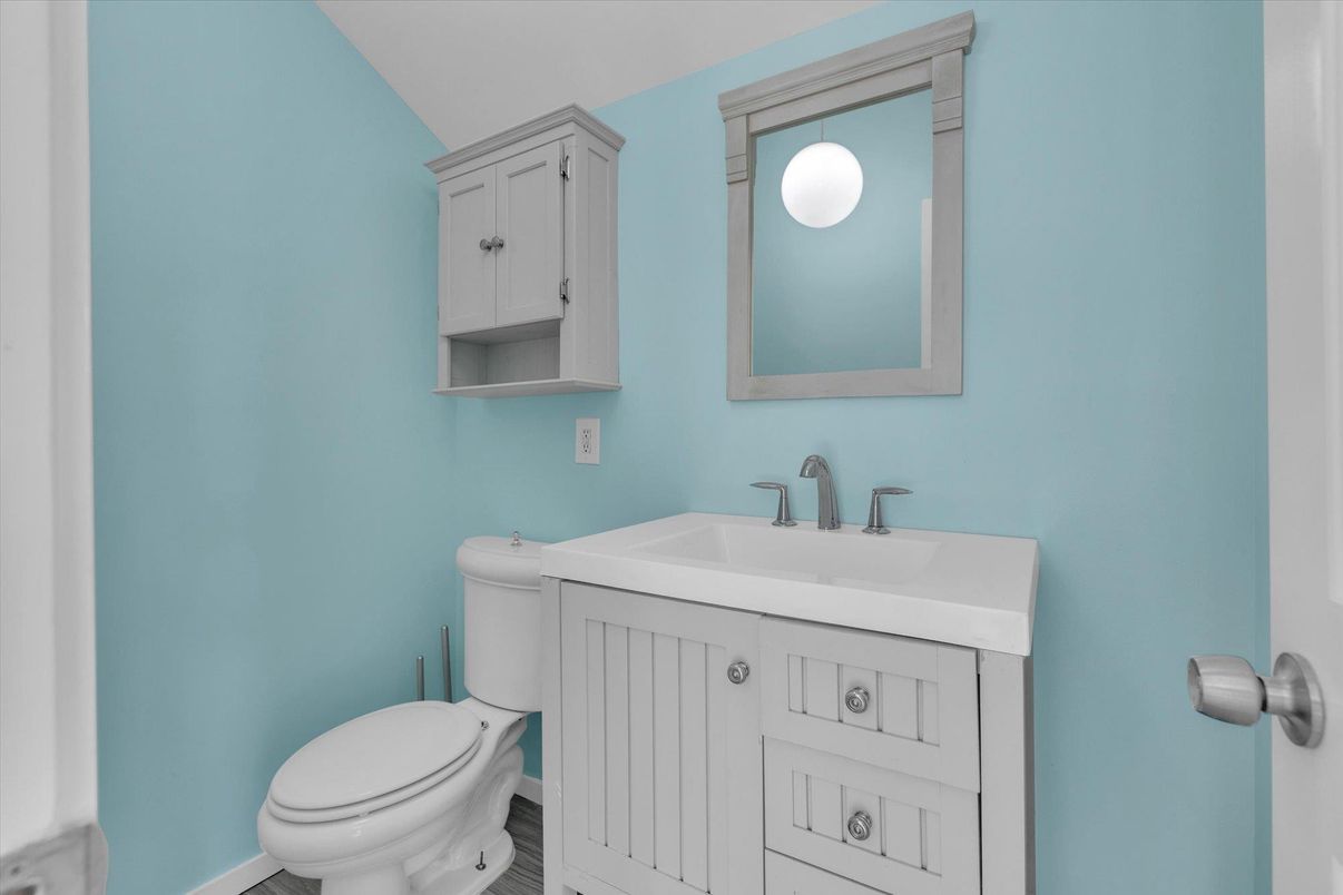 Bathroom, Interior, Wood Texture Flooring