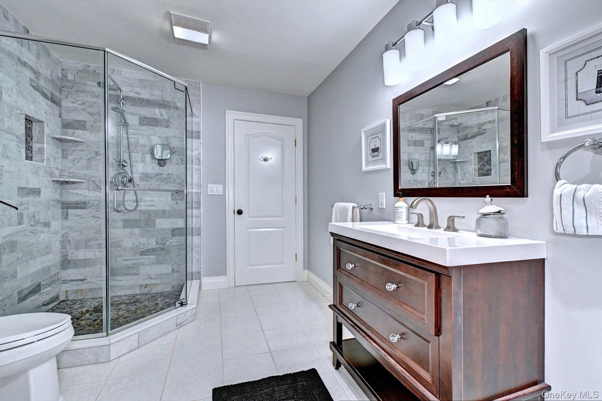 Bathroom, Glass Shower, Interior