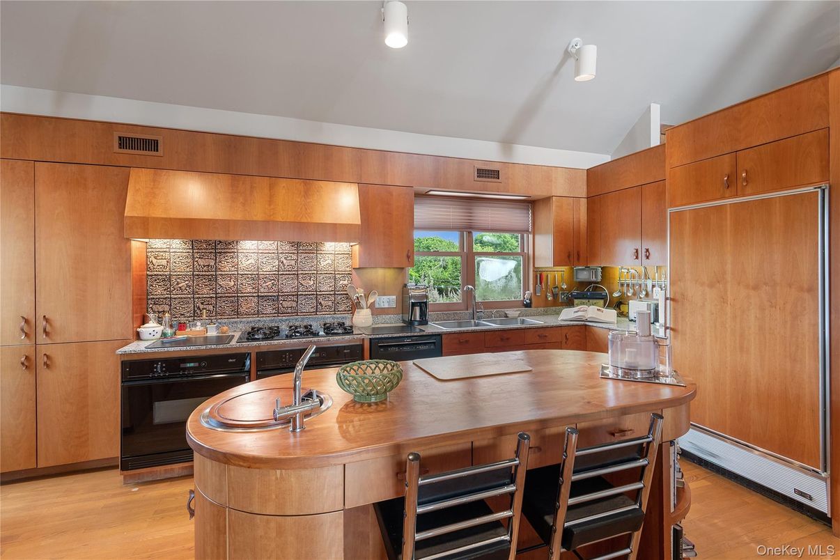 Interior, Kitchen, Wood Texture Flooring