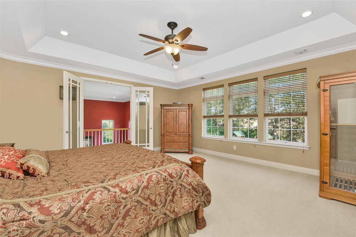 Bedroom, Interior, Recessed Lighting