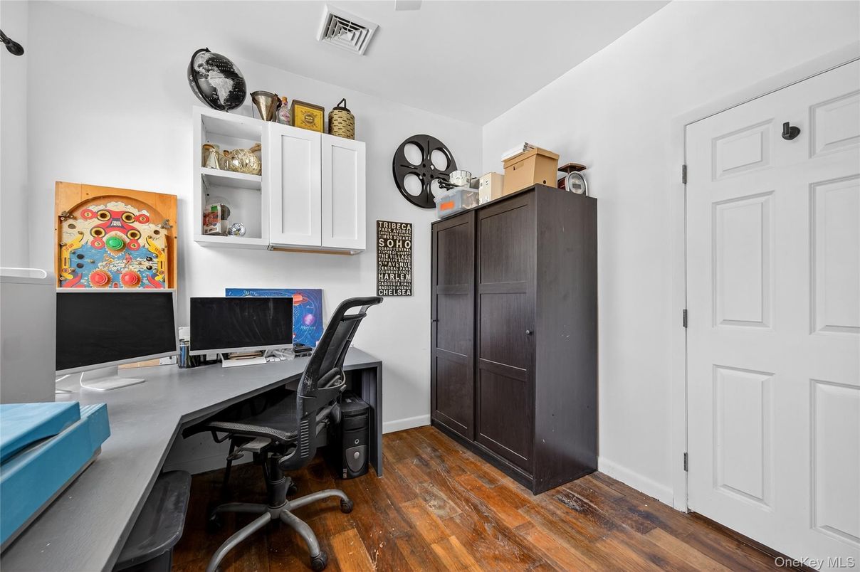 Home Office, Interior, Wood Texture Flooring