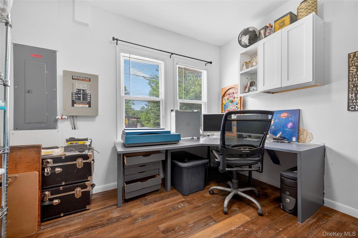 Home Office, Interior, Wood Texture Flooring