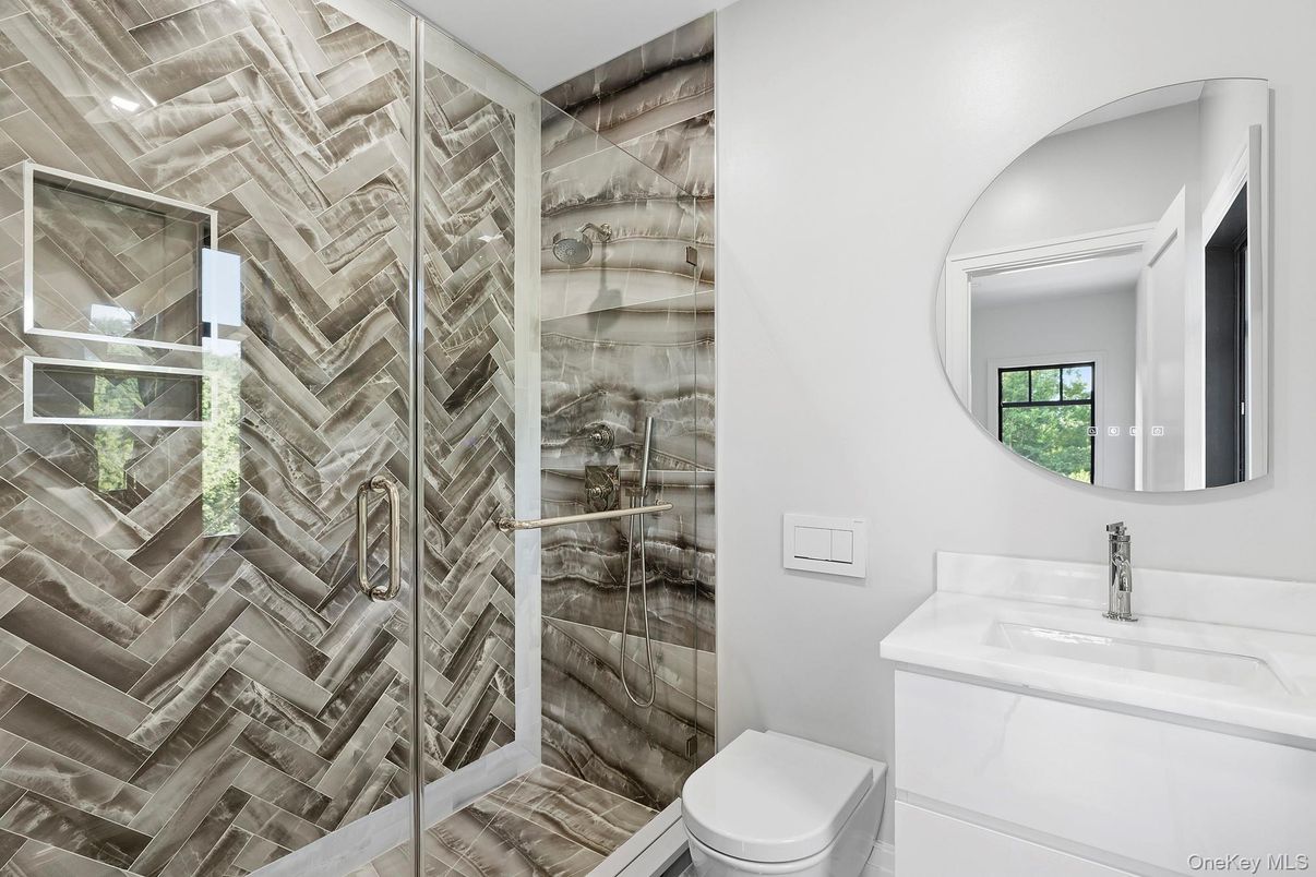 Bathroom, Glass Shower, Interior