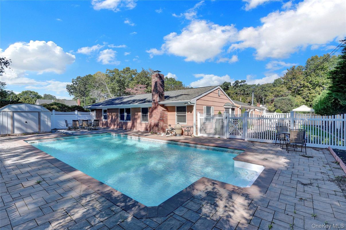 Exterior, Pool, Solar Panels