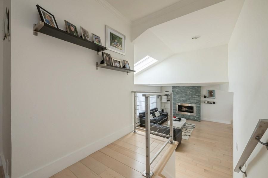 Fireplace, Interior, Recessed Lighting, Wood Texture Flooring