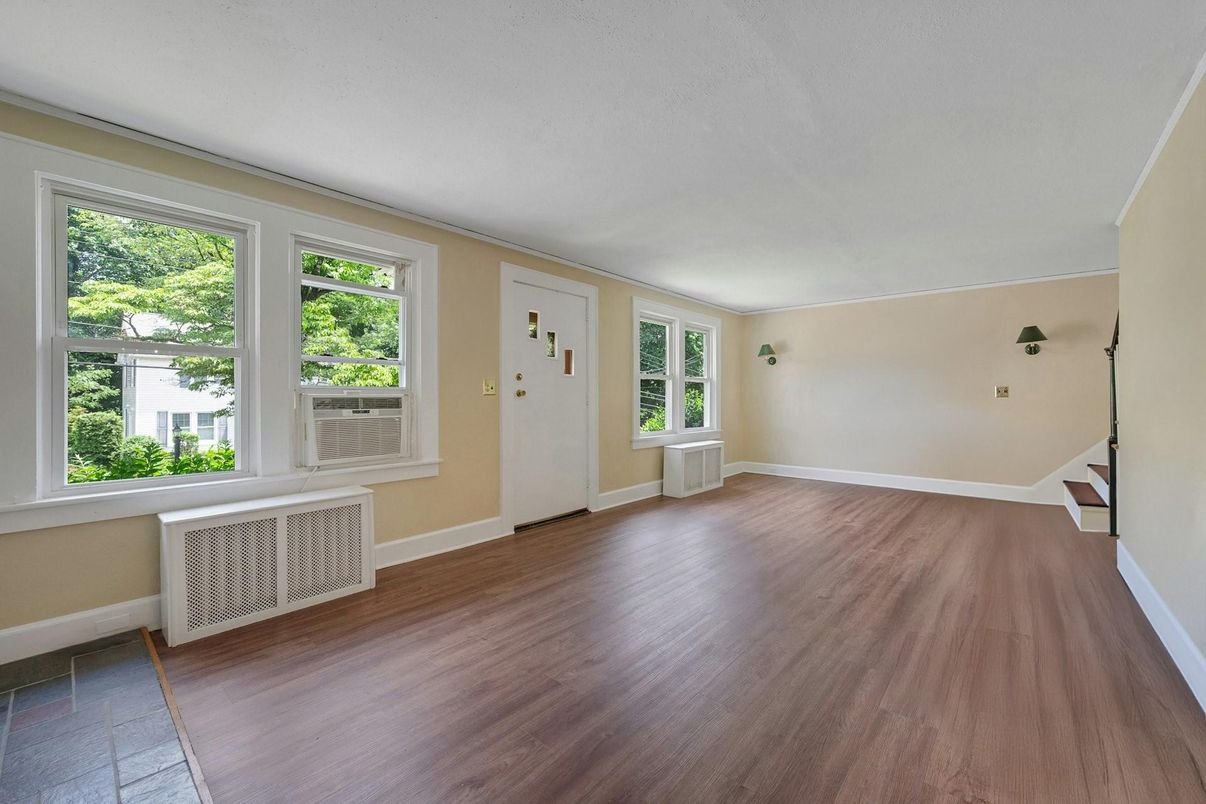 Empty room, Interior, Wood Texture Flooring