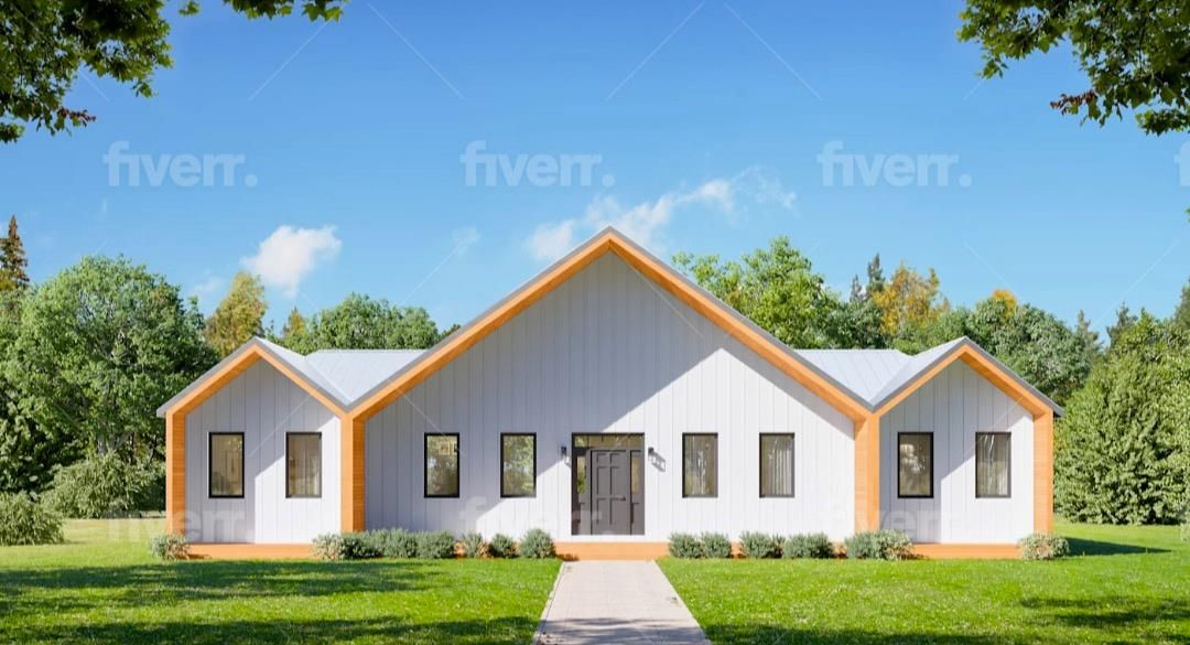 Backyard, Exterior, Facade, Farmhouse