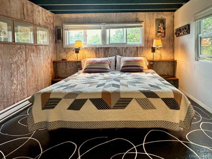 Bedroom, Interior, Wooden Walls