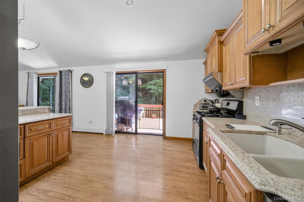Interior, Kitchen, Wood Texture Flooring