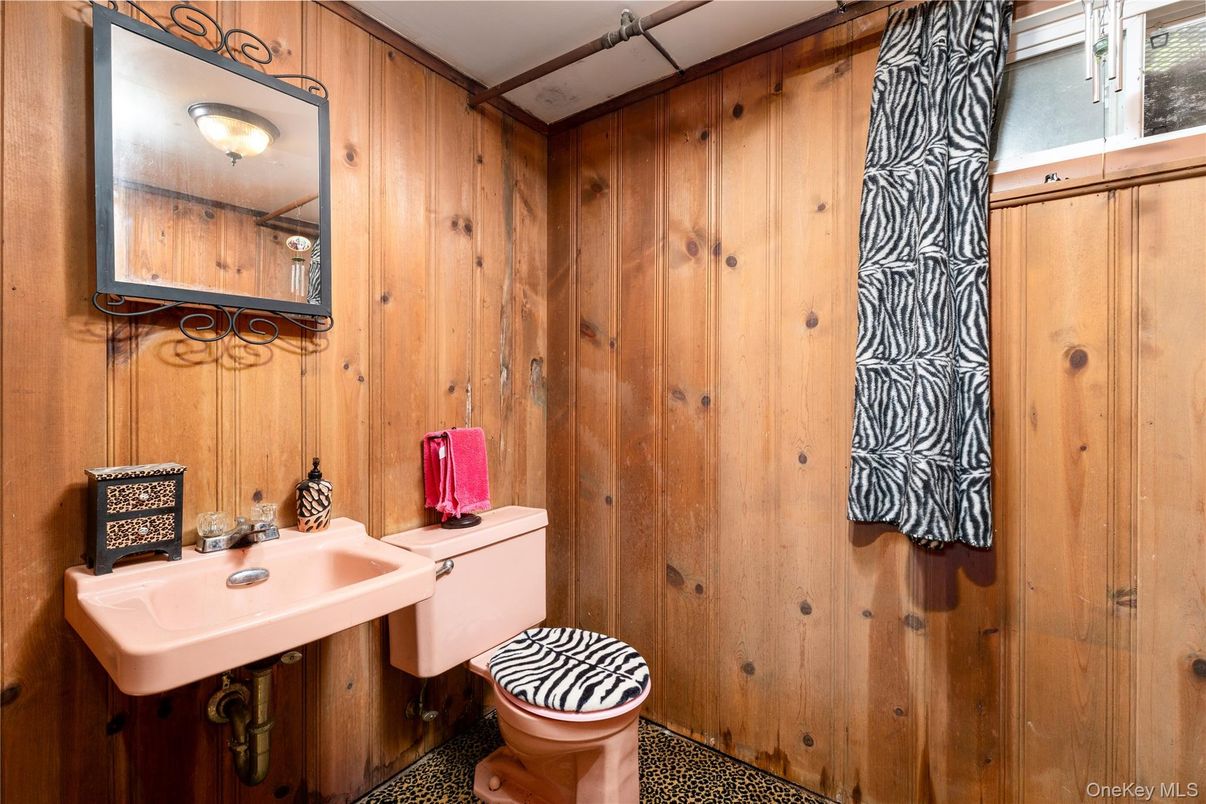 Bathroom, Interior, Wooden Walls