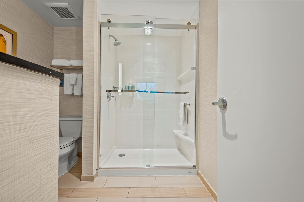 Bathroom, Glass Shower, Interior