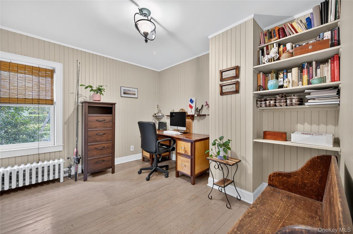 Home Office, Interior, Wood Texture Flooring