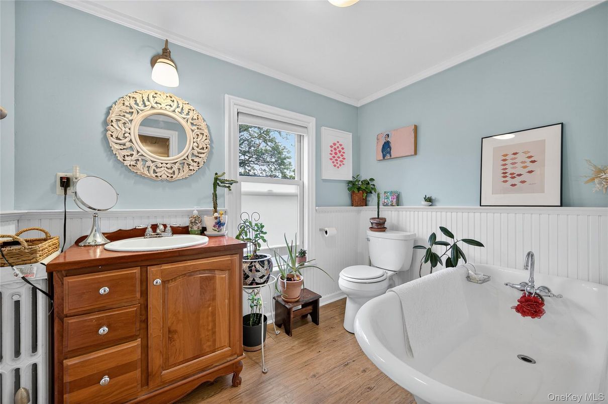 Bathroom, Interior, Wood Texture Flooring