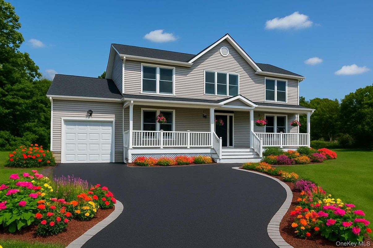 Attached, Exterior, Facade, Farmhouse