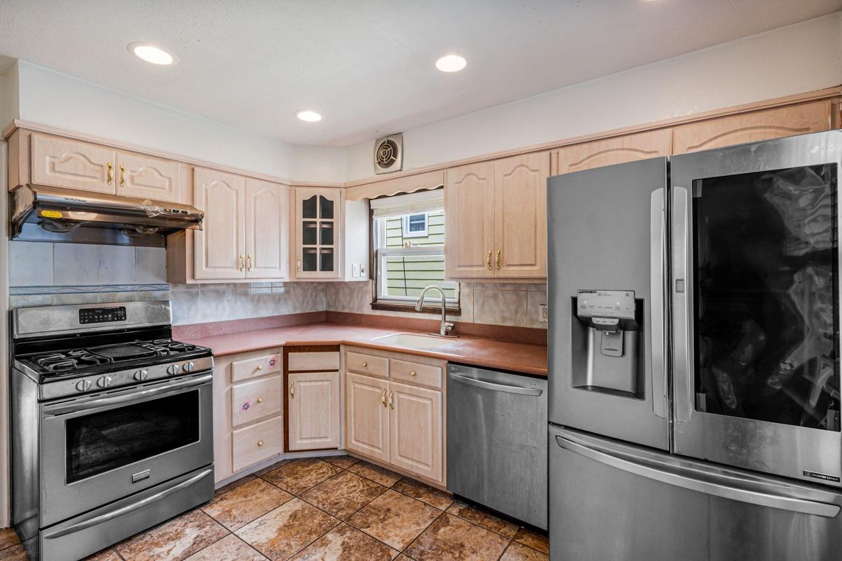 Interior, Kitchen, Recessed Lighting, Stainless Steel Appliances
