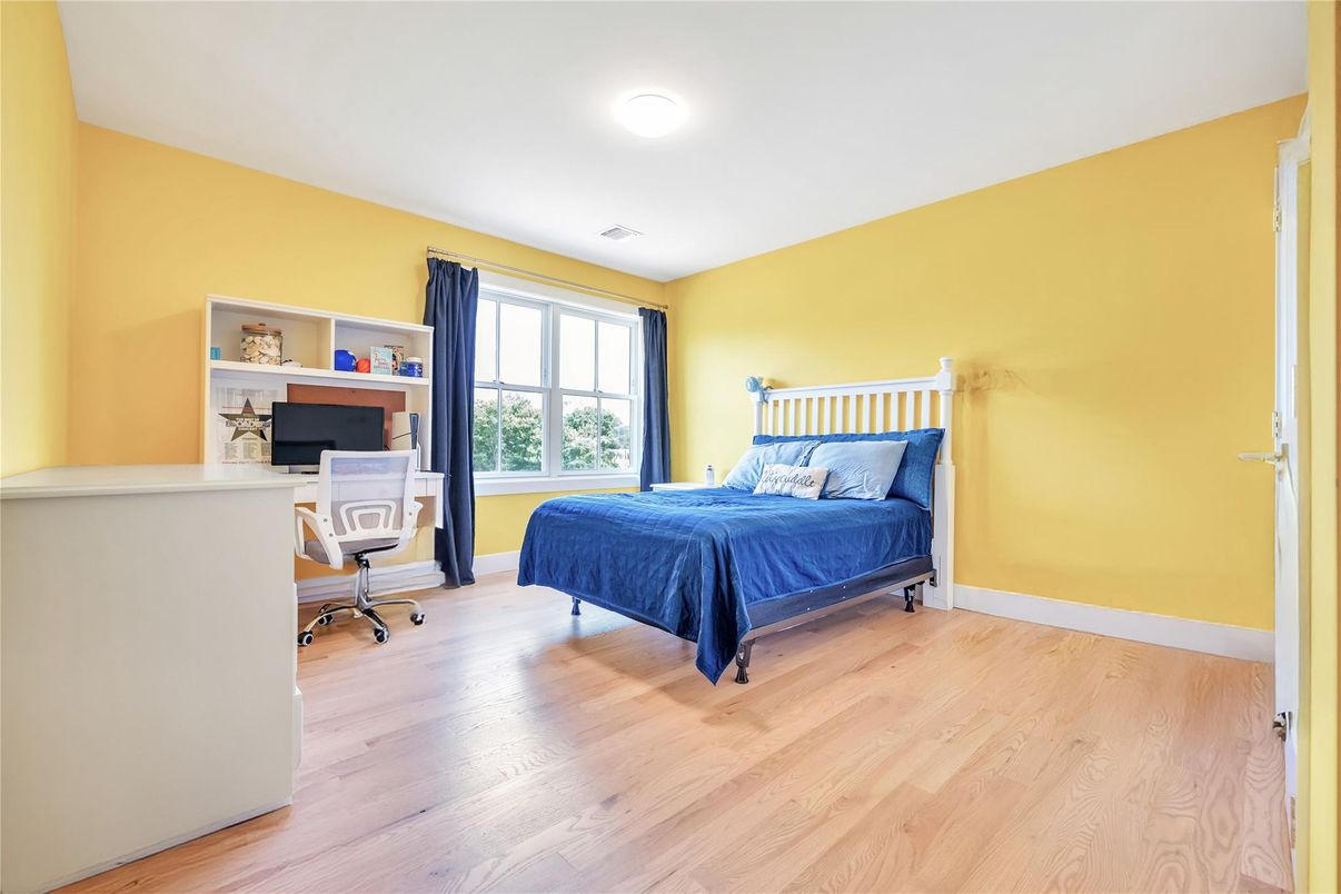 Bedroom, Home Office, Interior, Wood Texture Flooring