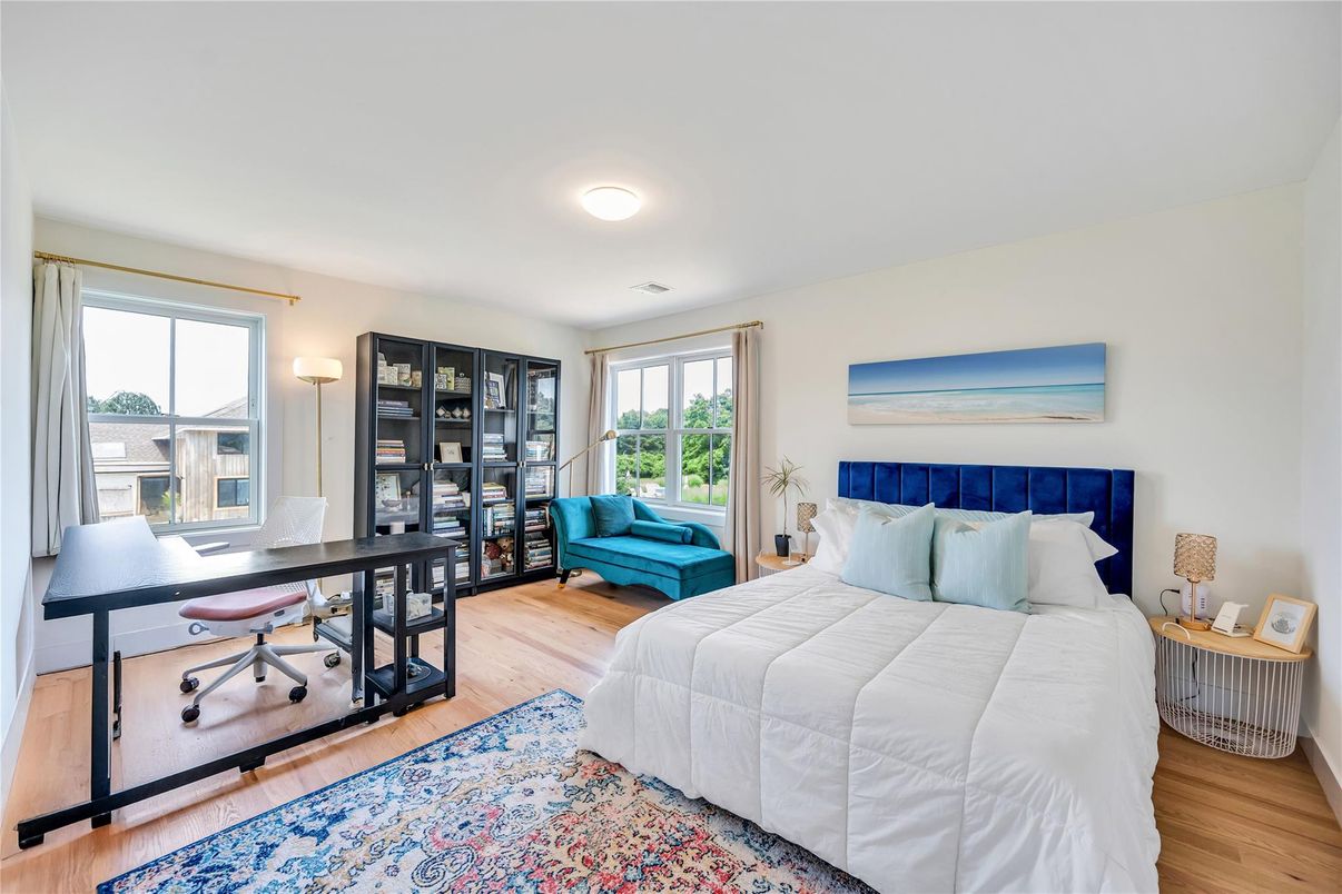 Bedroom, Home Office, Interior, Wood Texture Flooring