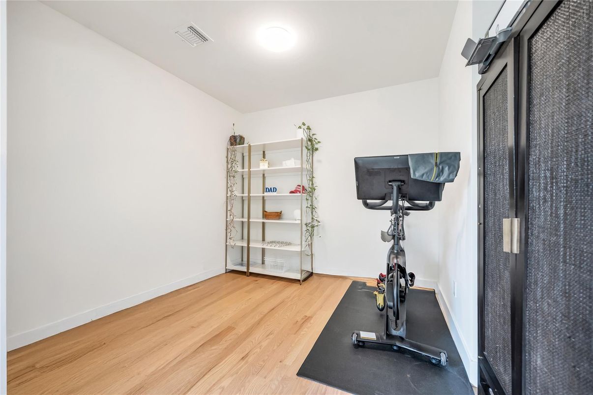 Fitness Equipment, Interior, Wood Texture Flooring