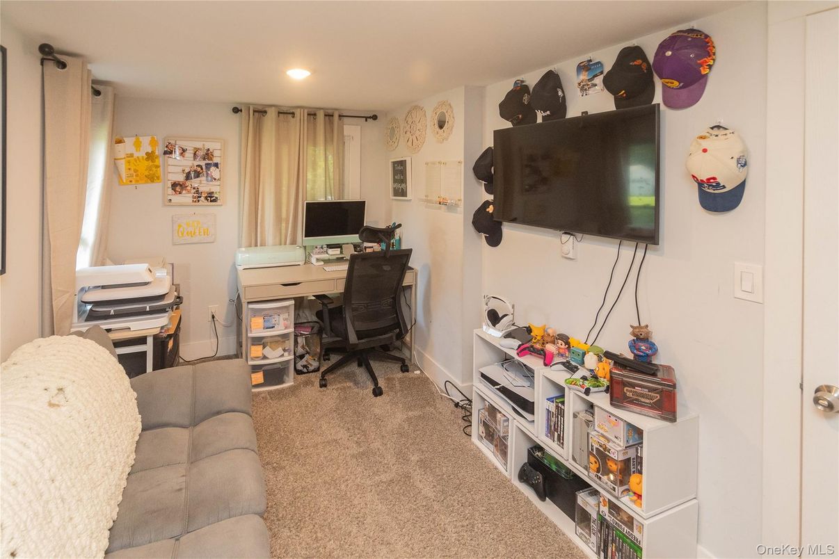 Home Office, Interior, Recessed Lighting